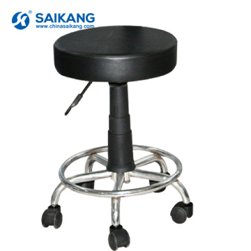 SKE016 Stainless Steel Cheap Manual Metal Office Nurse Chair